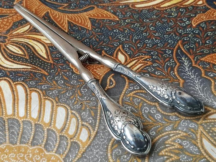 Mooie antieke Engelse handschoen oprekker van zilver 19,3 cm, Antiek en Kunst, Antiek | Goud en Zilver, Zilver, Ophalen of Verzenden