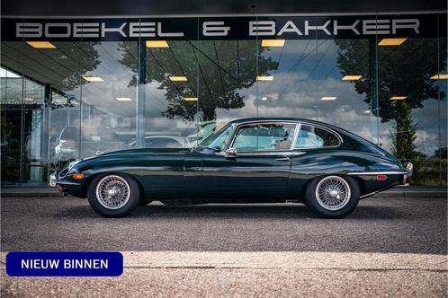 Jaguar E-Type 4.2 LITRE SERIES II *MATCHING NUMBERS* Spaakwi, Auto's, Oldtimers, Bedrijf, Te koop, Alarm, Lederen bekleding, Startonderbreker