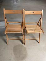 Frösvi klapstoelen, Ophalen of Verzenden, Zo goed als nieuw, Hout, Inklapbaar
