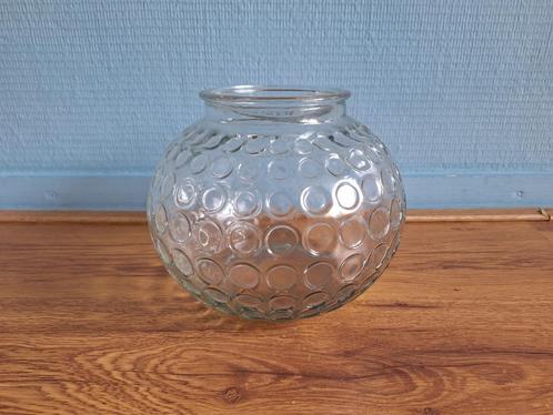 Glazen pot met cirkelmotief, Huis en Inrichting, Woonaccessoires | Overige, Ophalen of Verzenden