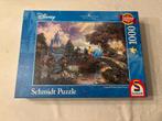 Schmidt disney cinderella puzzel - 1000 st thomas kinkade!, Ophalen of Verzenden, 500 t/m 1500 stukjes, Zo goed als nieuw, Legpuzzel