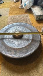 Bronzen gong ,gong, Ophalen of Verzenden, Zo goed als nieuw, Rond