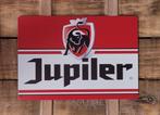 Jupiler bier logo reclamebord van metaal wandbord decoratie, Verzamelen, Ophalen of Verzenden, Nieuw, Reclamebord, Plaat of Schild
