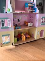 Le Toy Van Poppenhuis met meubels + poppetjes, Ophalen of Verzenden, Zo goed als nieuw, Poppenhuis
