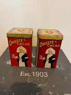 Droste Blikjes 2 stuks, Ophalen of Verzenden, Gebruikt, Overige, Droste