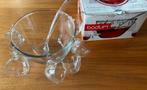 Glazen Bodum CollegeBowlSet voor punch, sangria etc, Ophalen of Verzenden, Zo goed als nieuw, Overige typen