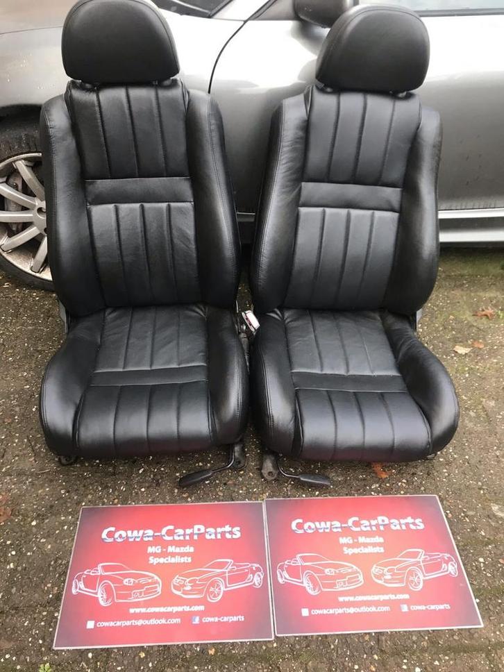 mg f mgf mg tf mgtf zwarte leren stoelen nieuw, Auto-onderdelen, Interieur en Bekleding, Nieuw, Ophalen of Verzenden