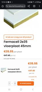 7 fermacell vloerplaten 45 mm, Overige materialen, Nieuw, Minder dan 5 m², Ophalen