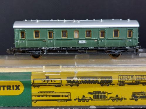 Minitrix 3059 - Coupérijtuig 3ekl. Cd-21b (14331), Hobby en Vrije tijd, Modeltreinen | N-Spoor, Gebruikt, Wagon, Gelijkstroom