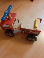 Houten Loopauto met Aanhanger, Ophalen