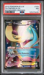 Full art Cresselia EX Boundaries Crossed PSA 7 B&W 2012, Ophalen of Verzenden, Zo goed als nieuw, Losse kaart, Foil