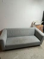 Grijze Rechte Bank - Comfortabel en Stijlvol, Huis en Inrichting, Banken | Bankstellen, Ophalen, Gebruikt, 150 tot 200 cm, Driepersoons