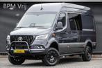 Mercedes-Benz Sprinter 4x4 319Cdi 190Pk 9G-tronic | L2H2 | D, Automaat, Stof, Gebruikt, Zwart