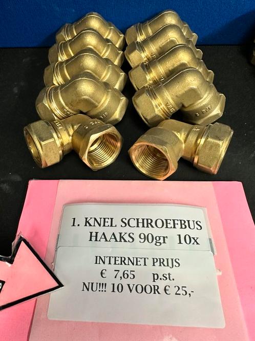 Diverse Maten Knelkoppelingen NIEUW!!!! €25,-!, Doe-het-zelf en Verbouw, Verwarming en Radiatoren, Nieuw, Overige typen, 800 watt of meer