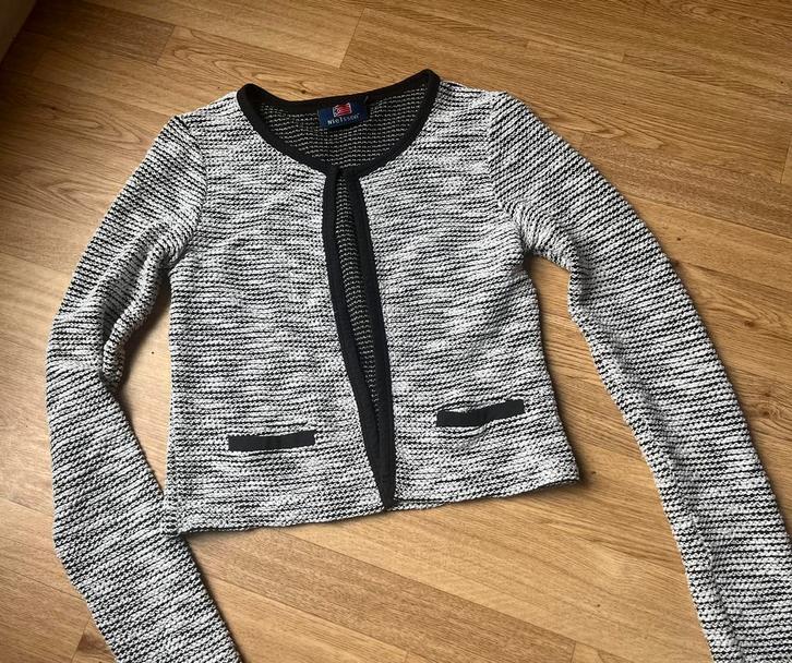 Kort vestje Nielson S/M, Kleding | Dames, Truien en Vesten, Gedragen, Maat 38/40 (M), Wit, Ophalen of Verzenden
