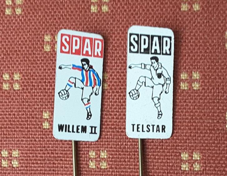 h Willem II - Telstar 1 - 3. Telstar in de Eredivisie, hoera, Verzamelen, Speldjes, Pins en Buttons, Zo goed als nieuw, Speldje of Pin