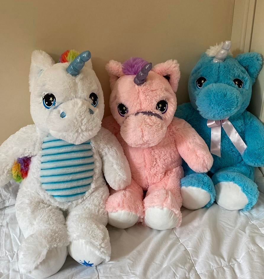 Grote eenhoorn unicorn knuffels, Ophalen, Zo goed als nieuw, Overige typen