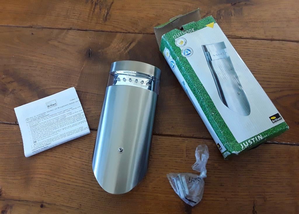 Wandlamp voor buiten - buitenlamp - met ledlampjes (nieuw), Overige materialen, Minder dan 50 watt, Wandlamp, Nieuw