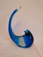 Vintage Murano Sommerso glas vogel / duif. Pontil, Antiek en Kunst, Ophalen of Verzenden