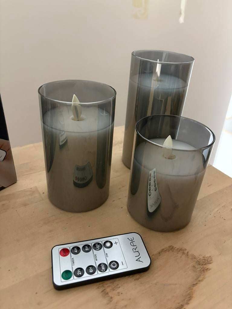 Elektrische kaarsen, Ophalen of Verzenden, Zo goed als nieuw, Overige materialen, Minder dan 25 cm