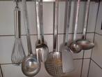 Sola lepelrek , soeplepel, juslepel, vleesvork enz, Ophalen of Verzenden, Gebruikt, Rvs of Chroom, Los bestek