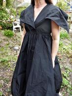 Zwarte lange (Gothic) jurk van Erny van Reijmersdal maat M, Gedragen, Erny van Reijmersdal, Maat 38/40 (M), Galajurk