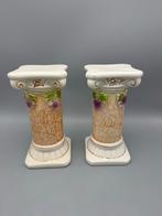Set van 2 decoratieve zuilen met druivenmotief, Huis en Inrichting, Woonaccessoires | Zuilen en Pilaren, Gebruikt, Ophalen of Verzenden