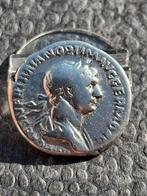 Zilveren Denarius van Trajanus - Romeinse Keizer, Ophalen of Verzenden, Overige landen, Losse munt, Zilver