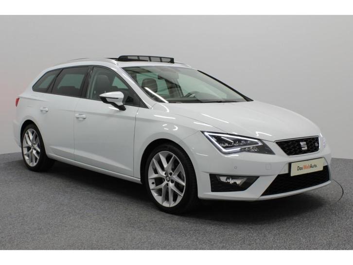 Seat Leon 1.4 TSI ACT 150pk 2014 Wit, Auto's, Seat, Particulier, Leon, Airbags, Alarm, Cruise Control, Dakrails, Elektrische buitenspiegels
