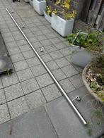 Rvs trapleuning 4 meter, Doe-het-zelf en Verbouw, Ladders en Trappen, Ophalen, Gebruikt, Trap, 4 meter of meer