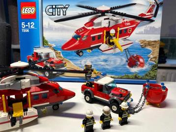 Lego City brandweerhelikopter 7206