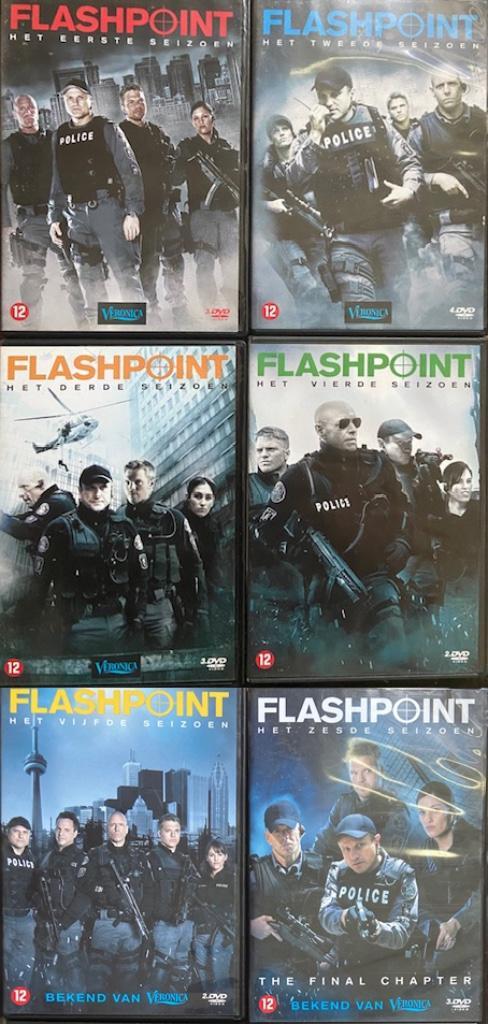 Flashpoint Seizoen 1-6, Cd's en Dvd's, Dvd's | Tv en Series, Gebruikt, Actie en Avontuur, Boxset, Vanaf 12 jaar, Ophalen of Verzenden