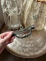 Brocante handgreep van messing - vintage, Antiek en Kunst, Antiek | Koper en Brons, Ophalen of Verzenden