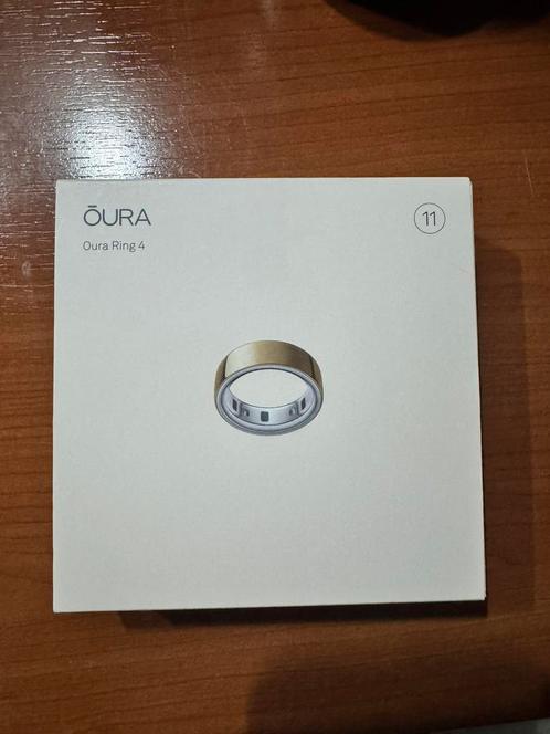 Oura Ring Gen4 – Gold – Maat 11 – Zonder lader-, Sieraden, Tassen en Uiterlijk, Activity trackers, Zo goed als nieuw, Android