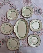 Engelse vintage gebak/cake set, Grindley Creampetal, Ophalen
