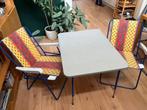 Campingtafel met stoeltjes, merk: Lafuma, Caravans en Kamperen, Ophalen, Gebruikt