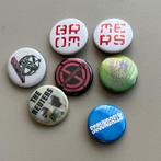Dutch Punk Rock Buttons 7x, Verzamelen, Speldjes, Pins en Buttons, Verzenden, Nieuw, Overige onderwerpen, Button