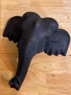 Olifantenkop. Aardewerk. Decoratie, Ophalen, Zo goed als nieuw, Rond, Steen of Aardewerk