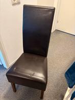 4 x Eetkamerstoel - Gratis af te halen!, Huis en Inrichting, Ophalen, Gebruikt, Bruin, Leer