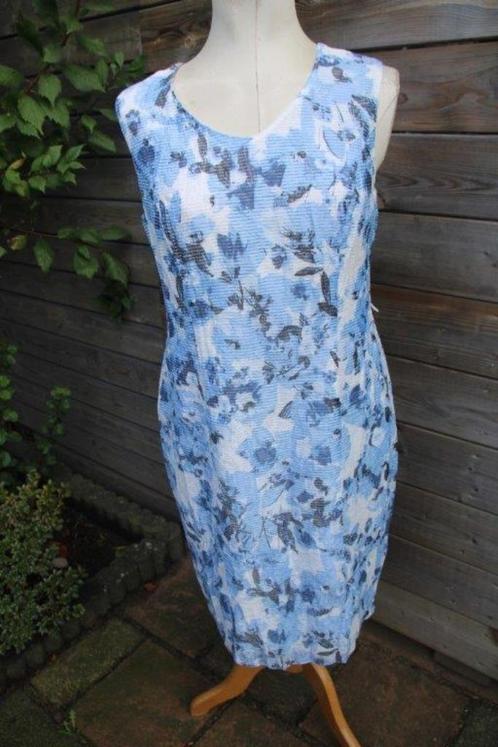 Jurk blauw/ offwhite Gerry Weber mt M Vaste prijs, Kleding | Dames, Jurken, Zo goed als nieuw, Maat 38/40 (M), Blauw, Ophalen of Verzenden