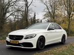 Mercedes-Benz C-Klasse AMG 63 S Akrapovic (bj 2015), Auto's, Achterwielaandrijving, Gebruikt, 510 pk, Wit