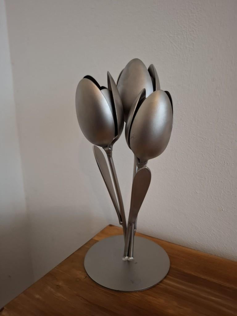 Uniek handgemaakt Bosje bestek tulpen, Custolas, Nieuw, Ophalen of Verzenden, Custolas@outlook.com