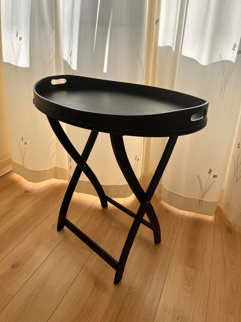 Riverdale Bijzettafel / Tafeltje, Huis en Inrichting, Tafels | Bijzettafels, Minder dan 55 cm, Zo goed als nieuw, Ovaal, Hout