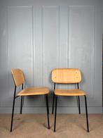 6 stapelbare eiken HAY Soft Edge design stoelen, Huis en Inrichting, Stoelen, Overige kleuren, Hay, Ophalen of Verzenden, Zo goed als nieuw