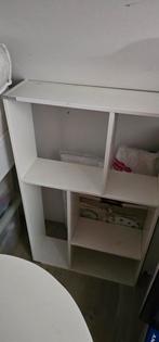 Wandkast WIT van woood. ZGAN, Ophalen, Zo goed als nieuw, 25 tot 50 cm, Minder dan 100 cm