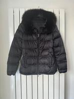 100% Originele • PRADA • Jas - Zwart - • Fox Fur Bont • M, Gedragen, Maat 38/40 (M), Ophalen of Verzenden, Prada