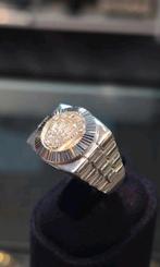 Mooie Zilver 925 Rolex ring