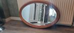 ovale geloogd grenen spiegel, Antiek en Kunst, Antiek | Spiegels, Ophalen of Verzenden, Ovaal