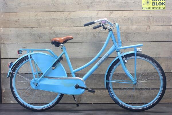 26 inch Popal meisjes transportfiets blauw + 3 mnd garantie, Fietsen en Brommers, Fietsen | Meisjes, Gebruikt