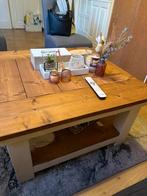 Houten Eettafel en salontafel bezorgen mogelijk, Huis en Inrichting, Tafels | Eettafels, Gebruikt, 100 tot 150 cm, Eikenhout, Ophalen of Verzenden